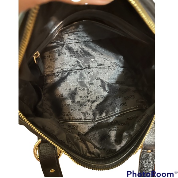 Like new Michael Kors Fulton Satchel Black Leather - Picture 13 of 14